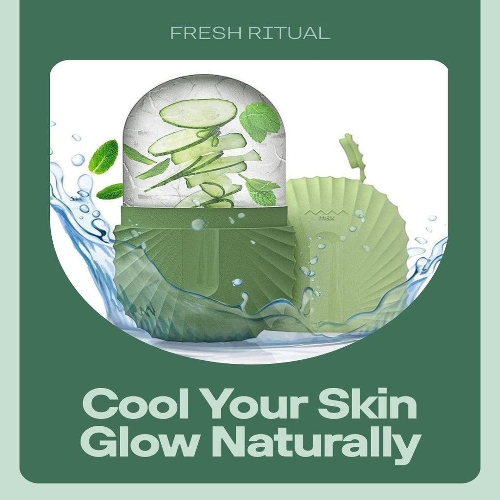 Soft Ritual Ice Roller - Green | Cool Your Skin, Glow Naturally