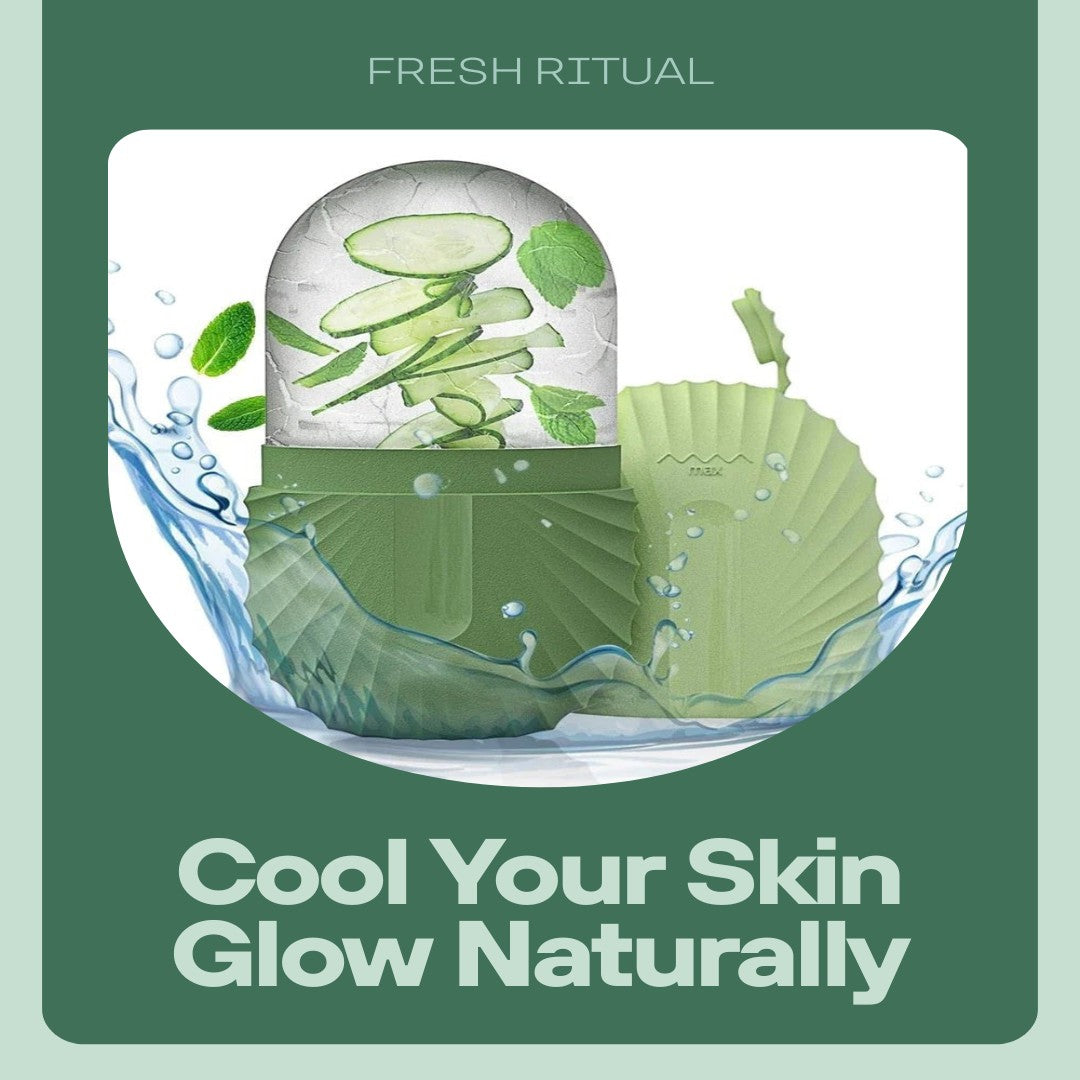 Soft Ritual Ice Roller - Green | Cool Your Skin, Glow Naturally