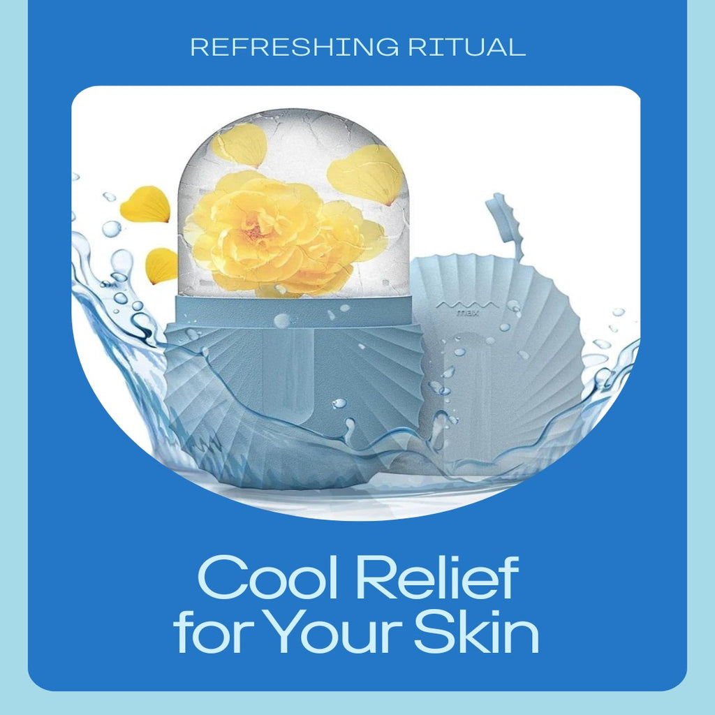 Soft Ritual Ice Roller - Blue | Cool Relief for Your Skin