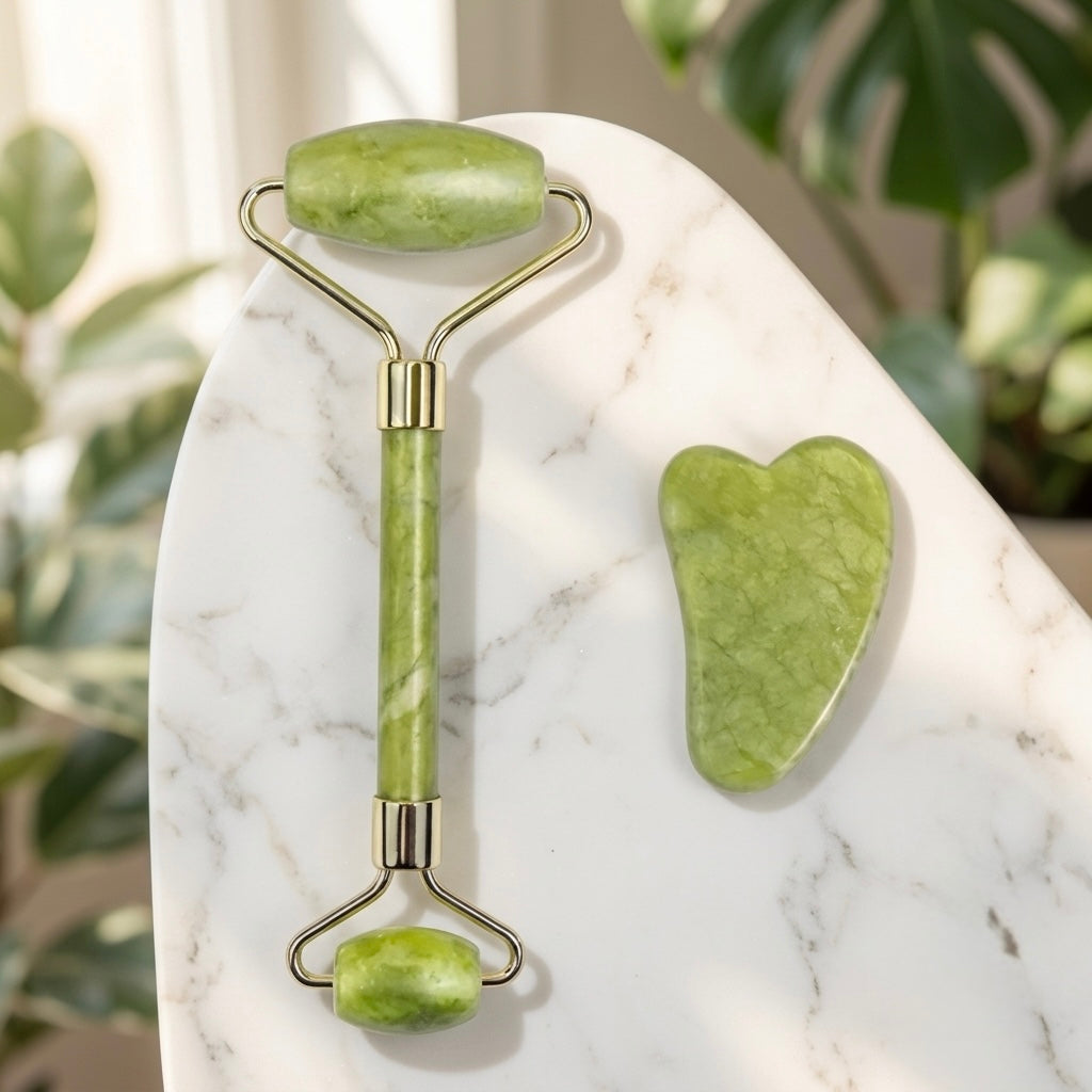 Jade Roller & Gua Sha Set
